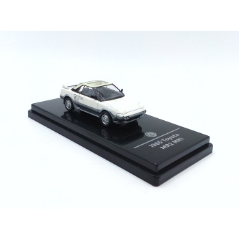 Toyota MR2 mk1 White & Silver 1985 LHD  - skala 1:64 - Para64